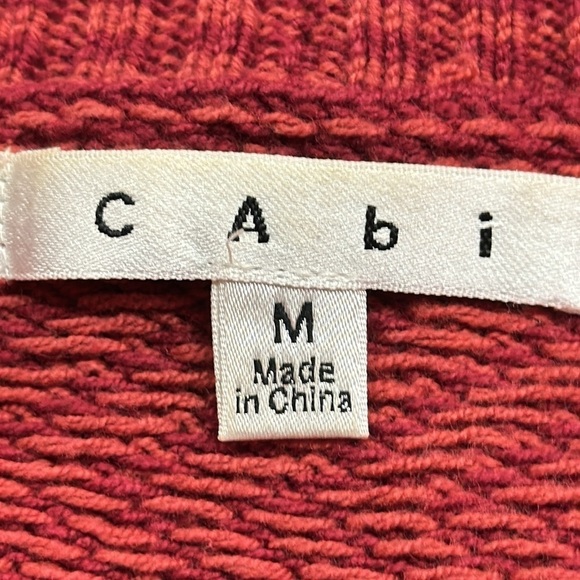 Cabi Open Cardigan Cotton Blend Knit Longline Medium - Picture 7 of 12